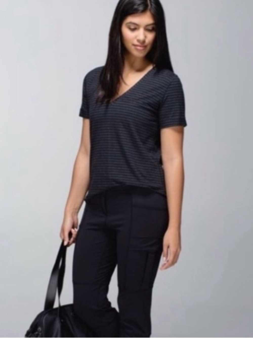 Lululemon Vintage Two Tone Stripe Love Top